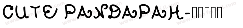 CUTE PANDAPAH字体转换